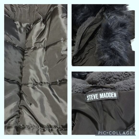 Steve Madden NWOT Black Puffer Jacket S - Picture 16 of 16